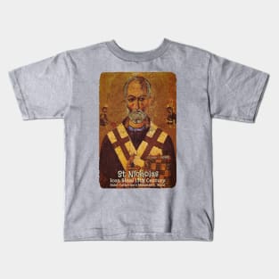 Saint Nicholas Father of Christmas Kids T-Shirt